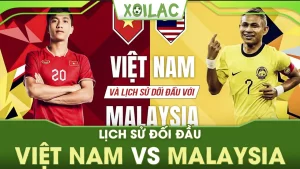 Thống kê lịch sử đối đầu Việt Nam và Malaysia