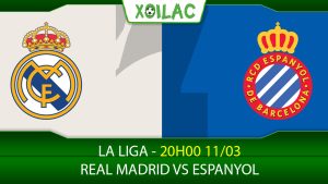 Soi kèo Real Madrid vs Espanyol, 20h00 ngày 11/03/2023