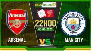 Soi kèo Arsenal vs Man City, 22h00 ngày 6/8/2023