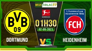 Soi kèo Dortmund vs Heidenheim, 01h30 ngày 2/9/2023