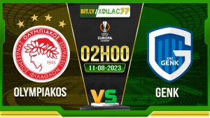 Soi kèo Olympịakos vs Genk, 02h00 ngày 11/8/2023