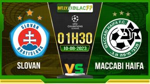 Soi kèo Slovan vs Maccabi Haifa, 01h30 ngày 10/8/2023