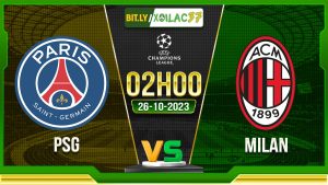 Soi kèo PSG vs Milan, 02h00 ngày 26/10/2023