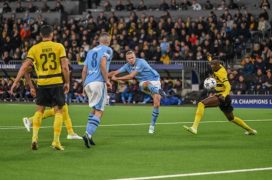 Man City tiếp tục thống trị Champions League khi Haaland trút giận