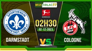 Soi kèo Darmstadt vs Cologne, 02h30 ngày 2/12/2023