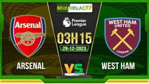 Soi kèo Arsenal vs West Ham, 03h15 ngày 29/12/2023