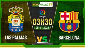 Soi kèo Las Palmas vs Barcelona, 03h30 ngày 05/01/2024