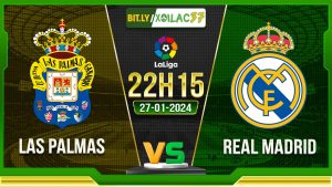 Soi kèo Las Palmas vs Real Madrid, 22h15 ngày 27/01/2024