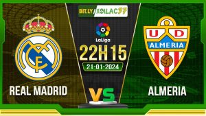 Soi kèo Real Madrid vs Almeria, 22h15 ngày 21/01/2024