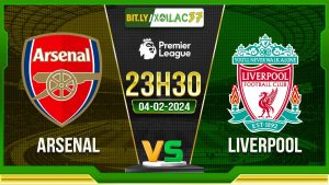 Soi kèo Arsenal vs Liverpool, 23h30 ngày 04/02/2024