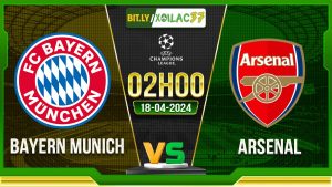 Soi kèo Bayern Munich vs Arsenal, 02h00 ngày 18/04/2024